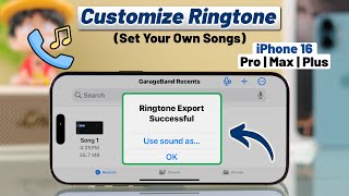 How to Set ANY Song as RINGTONE on iPhone 16s [upl. by Sira105]