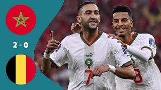 جن جنون خليل البلوشي🔥🔥 المغرب  بلجيكا 20 كأس العالم قطر 2022 مباراة مجنونة💥 [upl. by Crandale]