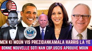 GWO NOUVELUSCIS KONTINYE APROUVE MOUN ET BAY TRAVEL AUTHORISATIONKAMALA HARRIS FE BON CHWA [upl. by Irotal]