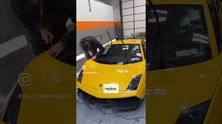 Ultrafit Windshield Protection for the Lamborghini Superlaggera ppf lamborghini paintprotection [upl. by Yelsnia]