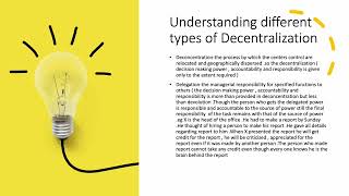 DECENTRALISATION DECONCENTRATION DELEGATION  DEVOLUTIONUNDERSTANDING THE TERMS [upl. by Seldan]