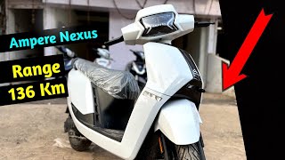 Ampere Nexus Electric Scooters Range  136 KM Detail Review [upl. by Imarej]