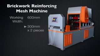 Brickwork Reinforcing Mesh Machine quotJECSBM 600quot [upl. by Wayne208]