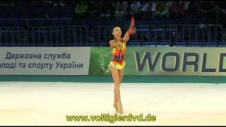 DeriuginaCup 2011  Junior 03  Kseniya CHELDISHKINA  Clubs [upl. by Eihcir913]