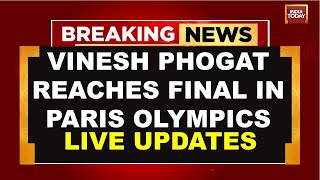 Vinesh Phogat Match LIVE Vinesh Phogat In Final  Paris Olympics LIVE  LIVE News [upl. by Remde]