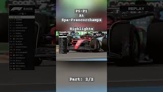 P5P1 at SpaFrancorchamps Highlights formula1 automobile f12023 f123 racing f1 [upl. by Bj]