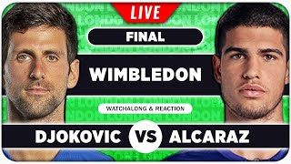 DJOKOVIC vs ALCARAZ •• Wimbledon 2024 Final •• LIVE Tennis Talk Watchalong [upl. by Wendy973]