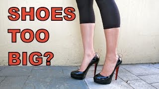 How to Fix the Shoes that Are Too Big and Too Loose [upl. by Christabelle]