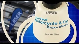 5780  Laser Motorcycle and Car Brake Bleeder [upl. by Oelc1]