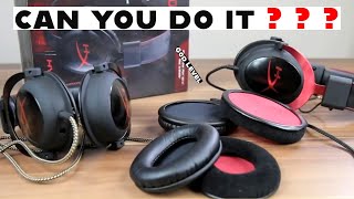 How to EASY remove or change ear pads for Kingston HyperX Cloud II [upl. by Boudreaux]