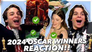 2024 Oscar Winners REACTION [upl. by Neraj]