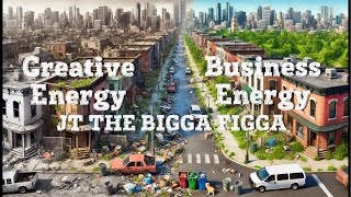 JT THE BIGGA FIGGA creative energy vs business energy welcome 2 TRAPFLIX [upl. by Amoeji]