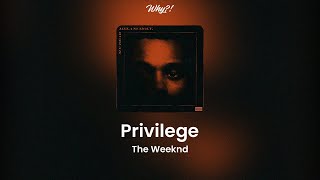 Privilege  The Weeknd EsEn Lyrics [upl. by Eicnan767]