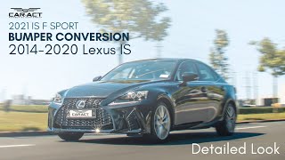 LEXUS 3IS TO 4IS BUMPER CONVERSION CARACT [upl. by Ym466]