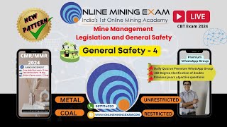 General Safety L4 I DGMS I MMR I CMR 2024 [upl. by Ellocin]