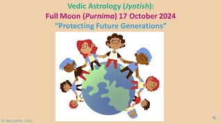 Vedic Astrology Jyotish Full Moon Purnima on 17 October 2024 [upl. by Kylen476]