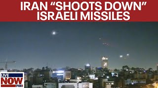 Iranian air defenses intercept Israeli missiles  LiveNOW from FOX [upl. by Dhiren674]