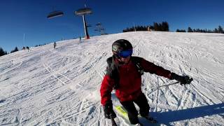 Zell am See Austria 2017 Blue run 3 Glocknerbahnmp4 [upl. by Crelin831]