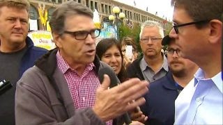 For Rick Perry its about securing border first [upl. by Akimrehs]