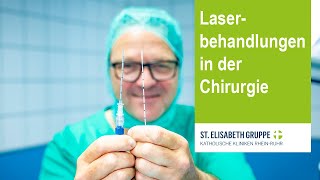 Laserbehandlungen in der Allgemein und Viszeralchirurgie des Marien Hospital Witten [upl. by Meier555]