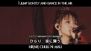 Babymetal  Headbanger ヘドバンギャー live Kana Kanji • Romaji • English subs by sleeplacker21edge [upl. by Refenej]