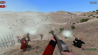 Random desert map AZW mod in Mount amp Blade Warband Napoleonic Wars [upl. by Pravit]