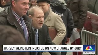 Harvey Weinstein indicted on new charges by grand jury  NBC New York [upl. by Aita]