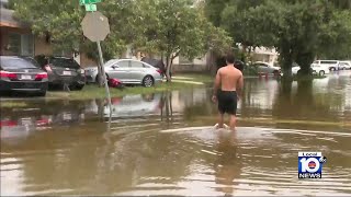 Hallandale Beach residents want city officials to provide more drainage for flooding victims [upl. by Attelra]