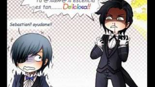 Kuroshitsuji parodia Todos quieren a ciel [upl. by Neelahtak]