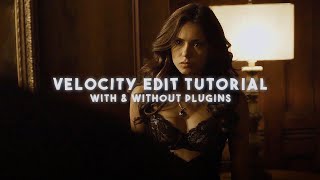 Velocity Edit Tutorial With amp Without Plugins — After Effects Tutorial [upl. by Christiana]