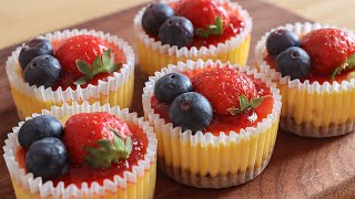 5 Minutes to Prep Easy Mini Cheesecakes Perfect Party Desserts [upl. by Haleak909]