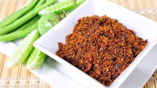 Thai Food  Fiery Shrimp Chili Paste Nam Prik Narok [upl. by Nahshunn]