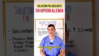 Solución polarizante en HIPERKALEMIA 💦💉 shorts  GESCONS [upl. by Clary]