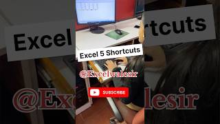 Excel 5 Shortcuts excelwalesir exceltricks computertips training shortvideo tutorial training [upl. by Nwahsel949]