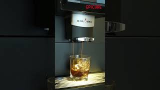 Vietnamese Iced Coffee By Kalerm E60L Automatic Coffee Machine [upl. by Wardle]