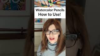 Watercolor Pencils  HOW To Use Them [upl. by Kentiggerma860]