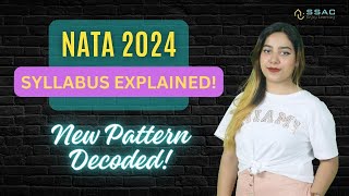 NATA 2024 Complete Syllabus Explained  Watch this and start your preparation ssacinstitute [upl. by Eikciv]