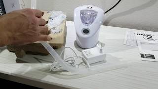 Ultrasonic nebulizer LAICA MD6026 TEST Unboxing [upl. by Delahk]