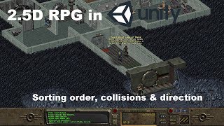 Lets Make a 25D RPG in Unity  Sorting Order Collisions amp Direction [upl. by Alram975]