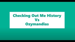 Checking Out Me History Vs Ozymandias  Abuse of Power AQA GCSE English Literature Paper 2 [upl. by Lemak]