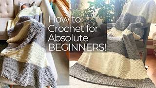 Learn to Crochet for Absolute BEGINNERS🧶 [upl. by Eislehc]