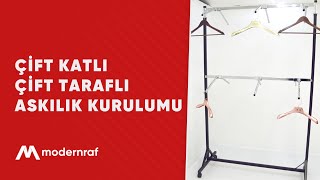 Çift Katlı Çift Taraflı Askılık Kurulumu [upl. by Puttergill]