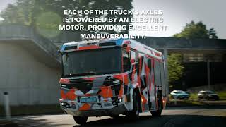 Rosenbauer RT – an electric firetruck powered by Volvo Penta [upl. by Allehcim315]