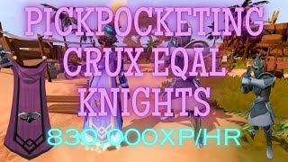 The Best Method to Train Thieving in 2024 Ultimate XP Gains Pickpocketing Crux Eqal Knights [upl. by Henry844]