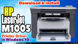 How to Download amp Install HP Laserjet M1005 MFP Printer Driver in Windows 7 PC or Laptop [upl. by Idleman]