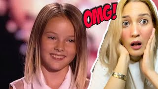 First time Reaction To Daneliya Tulyeshova  The Voice Kids  “Stone Cold”  what [upl. by Gad]