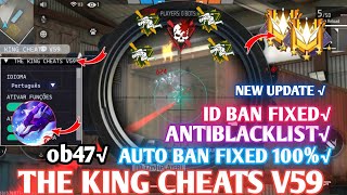 The King charts v59ob47 ff hack Free fire mode menu the king cheats mode menu ff hack 2024 [upl. by Nortyad]