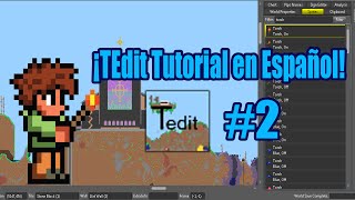 Tutorial de TEdit en Español 2 Cofres NPC Carteles [upl. by Aiclid]