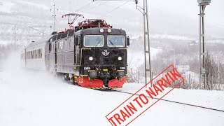 🚂❄️🗻 ABOVE THE POLAR CIRCLE  Train Drivers View NarvikPitkäjärvi [upl. by Lindberg]