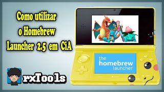 3DS Como utilizar o HomeBrew Launcher 25 em CIA Para CFW Lançamento [upl. by Elum257]